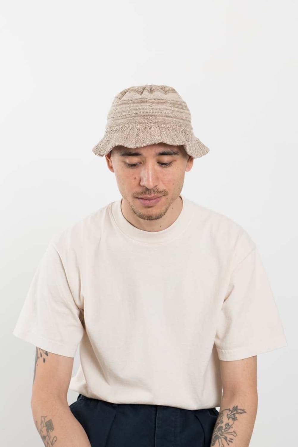 Satta x Touching Bass Knitted Bucket Hat 상품이미지5