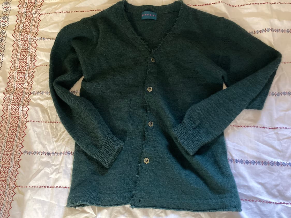 Rageblue 녹색 가디건 상품이미지1