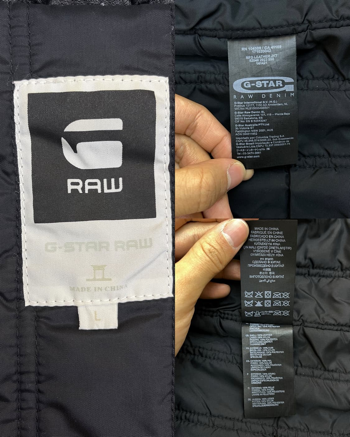 지 스타 로우 MFD 바이커 레더 자켓 상품이미지7