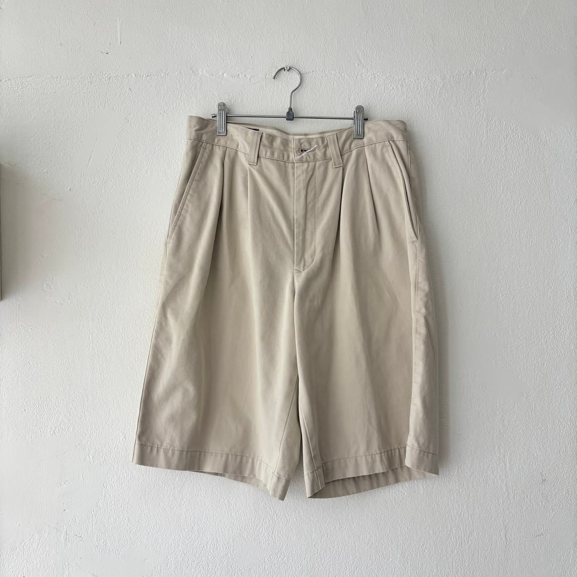 아이보리 코튼 반바지 상품이미지2