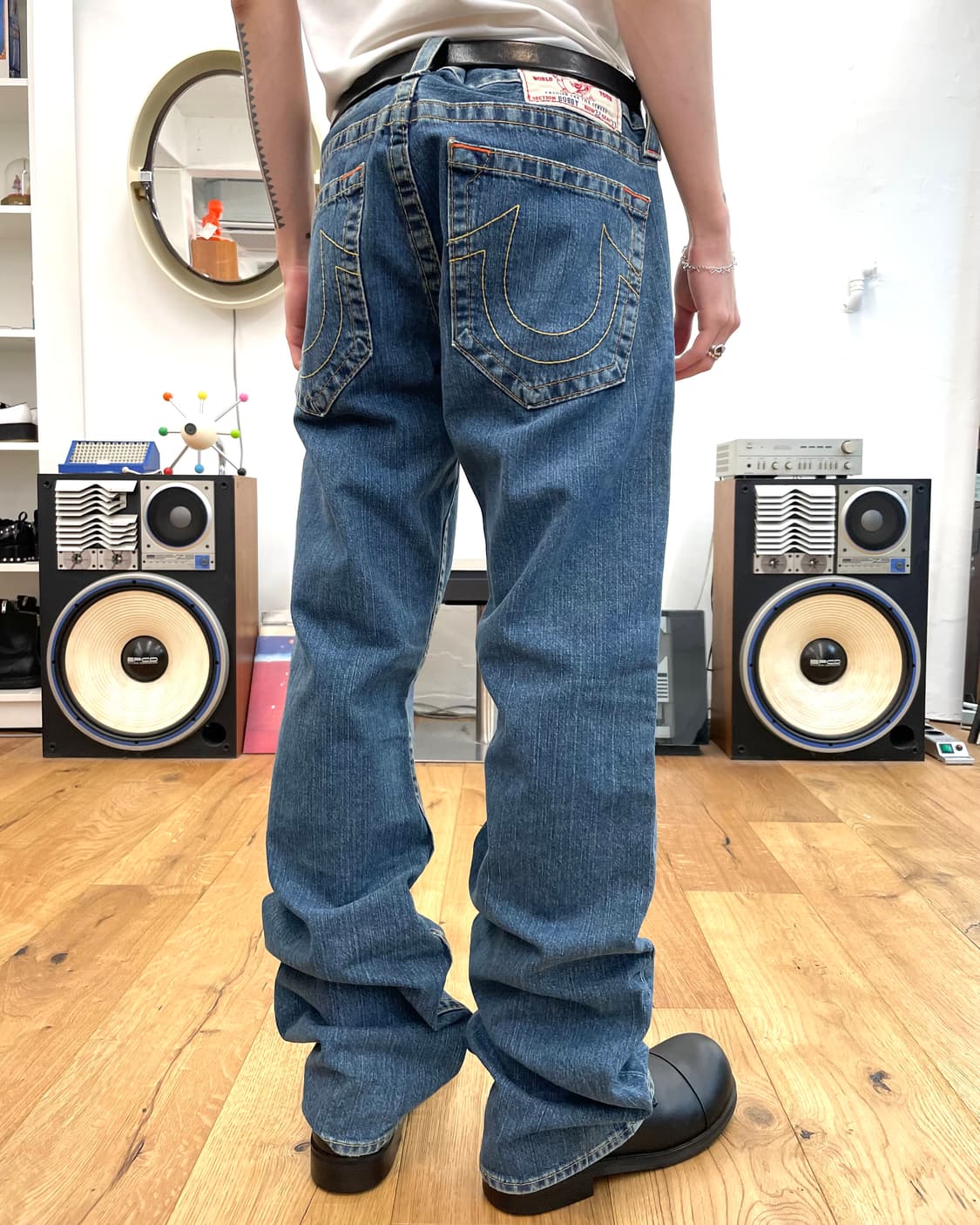 [32] 트루릴리전 부츠컷 데님 팬츠 상품이미지3