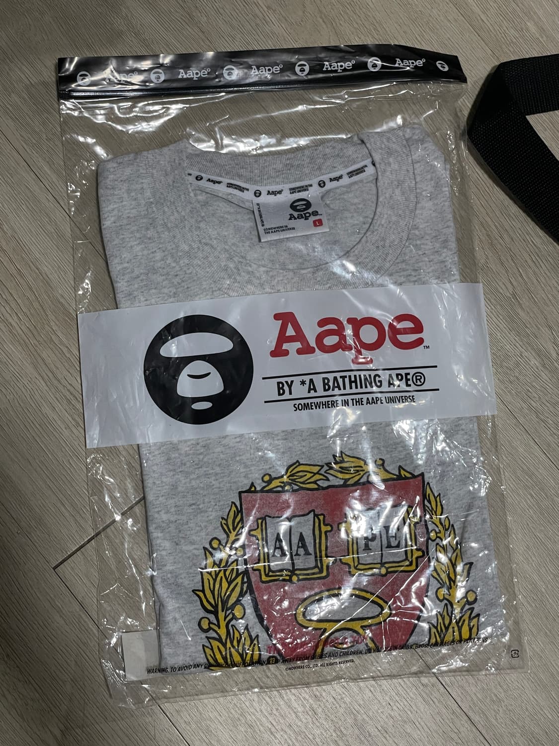 AAPE 티셔츠 그레이 L (정품 새상품) 상품이미지2