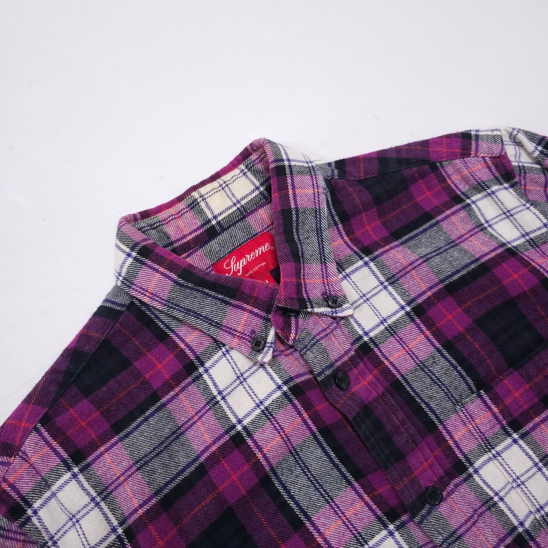 슈프림 타탄 플란넬 셔츠 상품이미지3