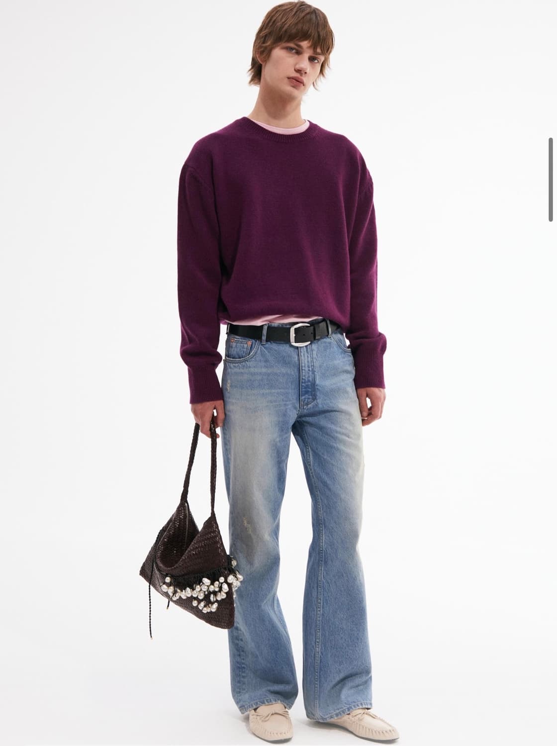 (새상품, 데드스탁) Wool cashmere 스웨터 상품이미지2