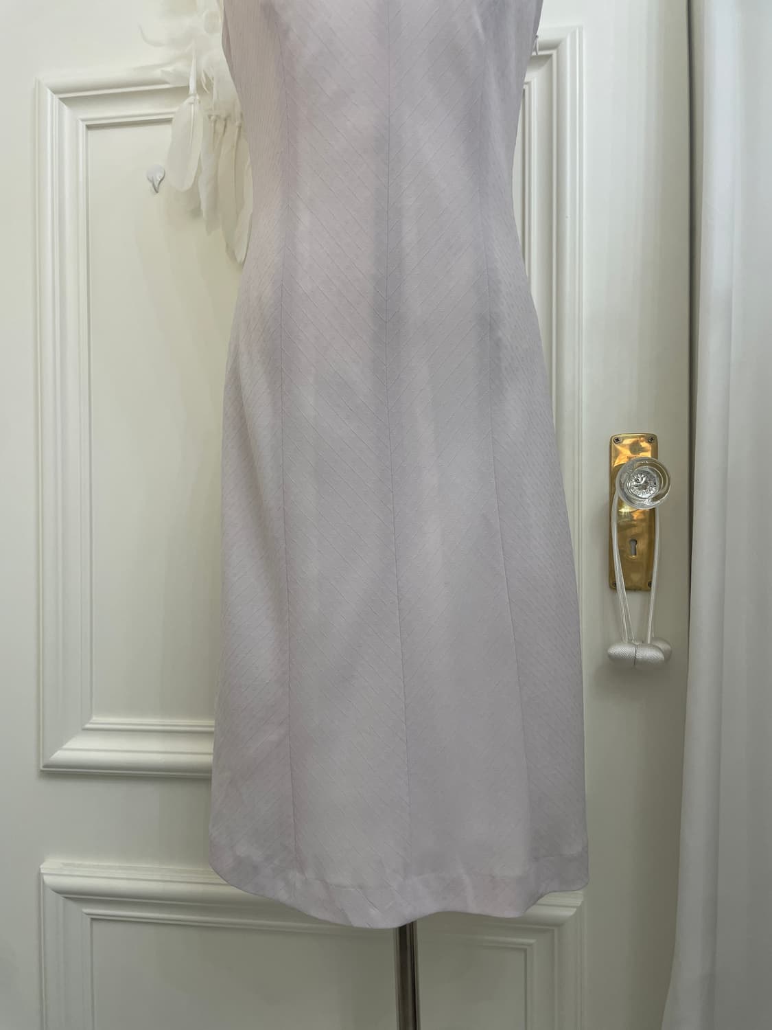 sheer pink lace v-neck princess line bas 상품이미지8