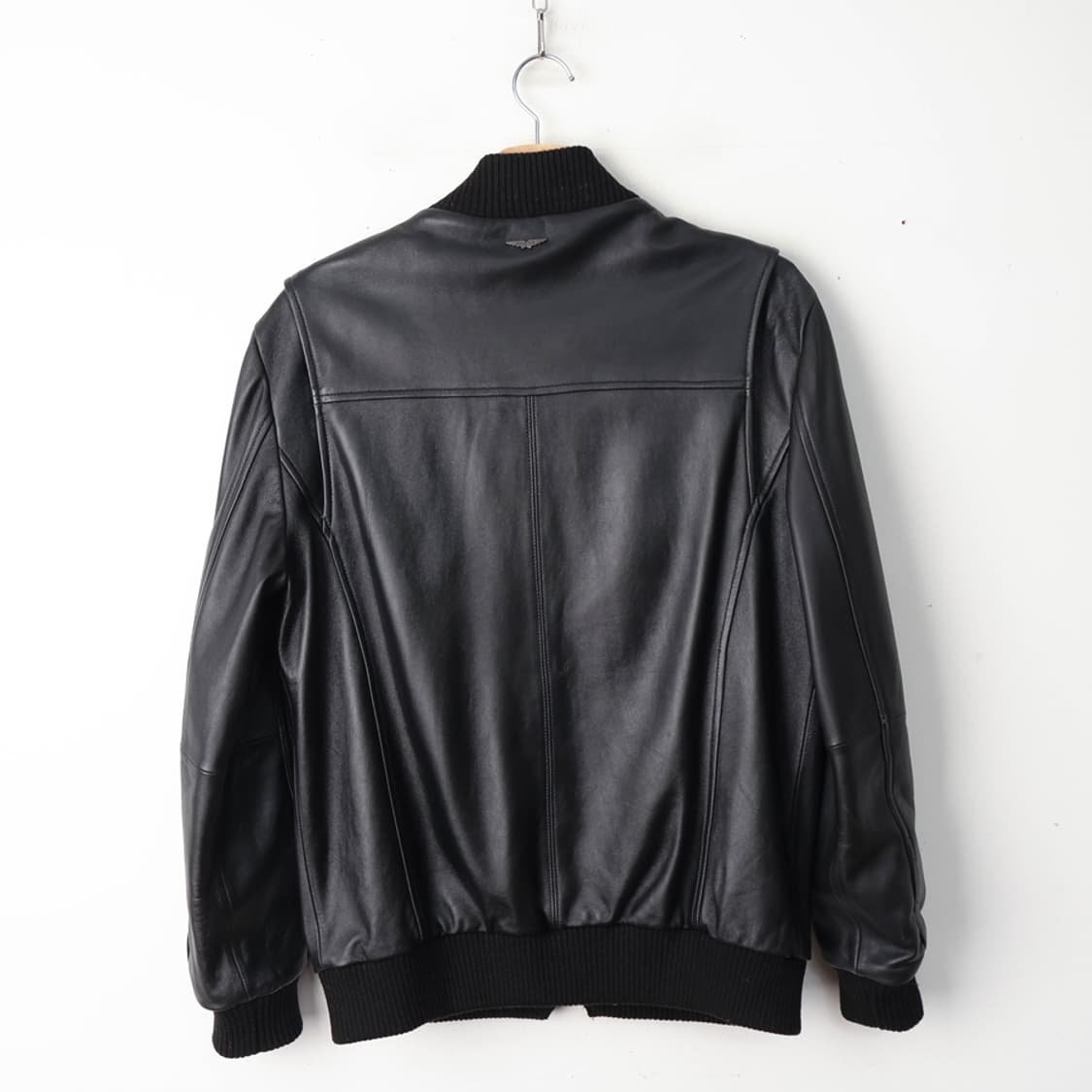 100/POLICE 양가죽 집업 블루종 상품이미지2