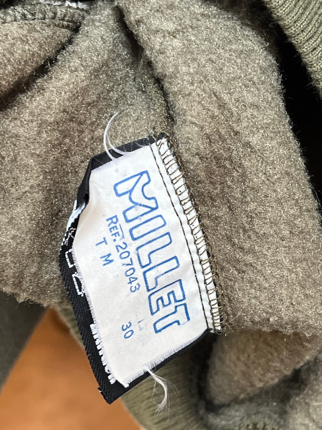 Millet 밀레 빈티지 오버핏 카라 플리스 상품이미지7