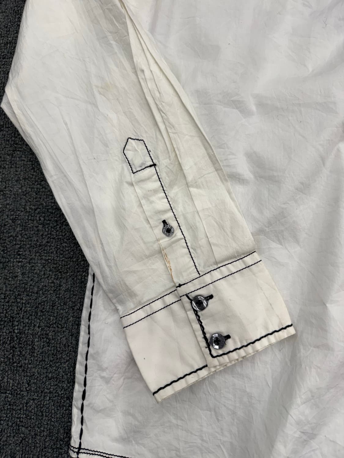 2XL)Roar 빈티지 자수 프리팅 긴팔셔츠 상품이미지5