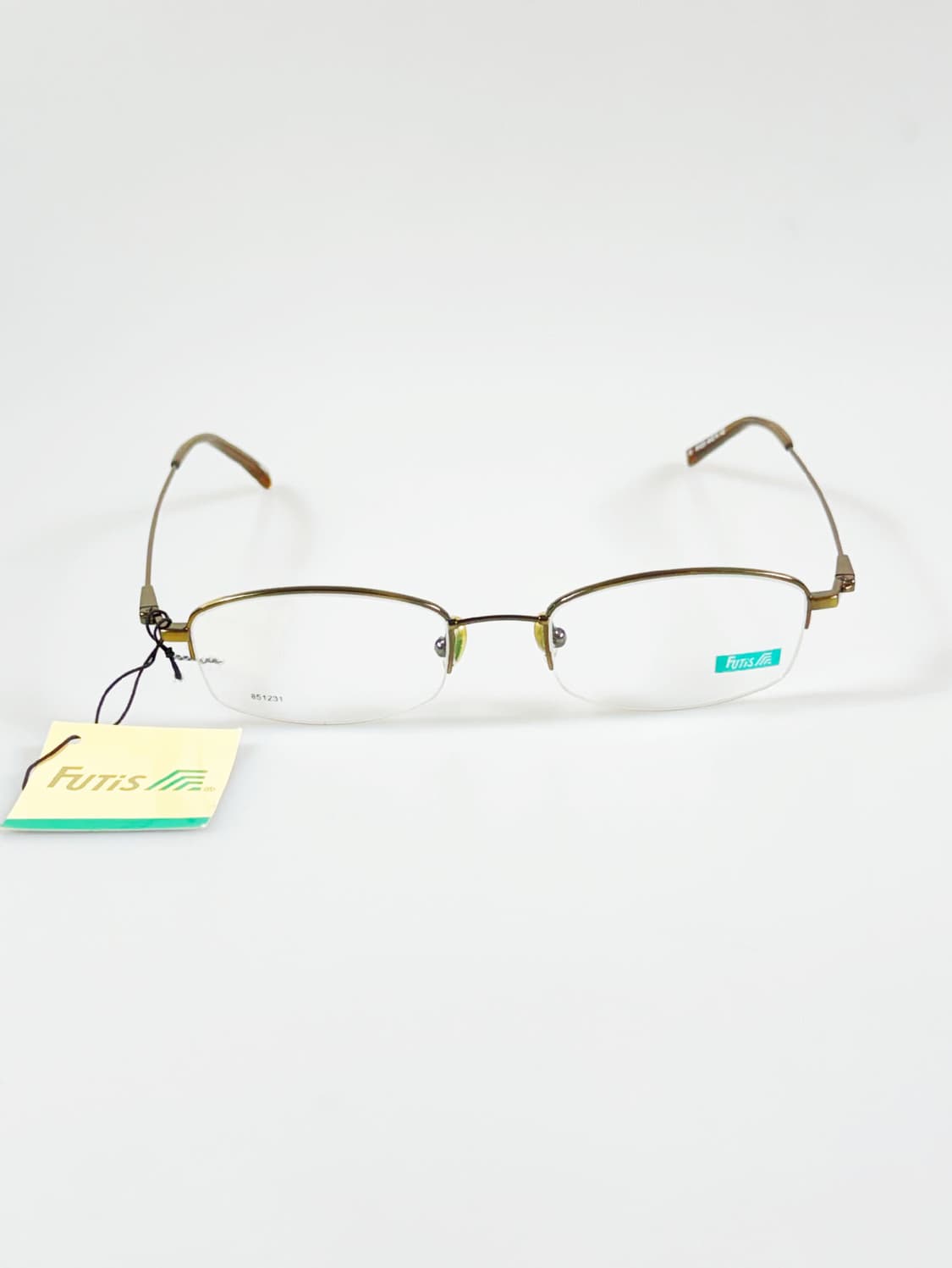 90s FUTIS 무테 스퀘어 프레임 빈티지 안경 상품이미지2