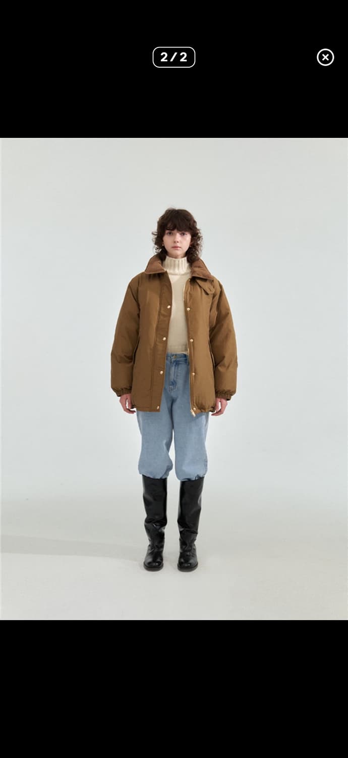 더바넷 피넛버터 푸퍼패딩 상품이미지2