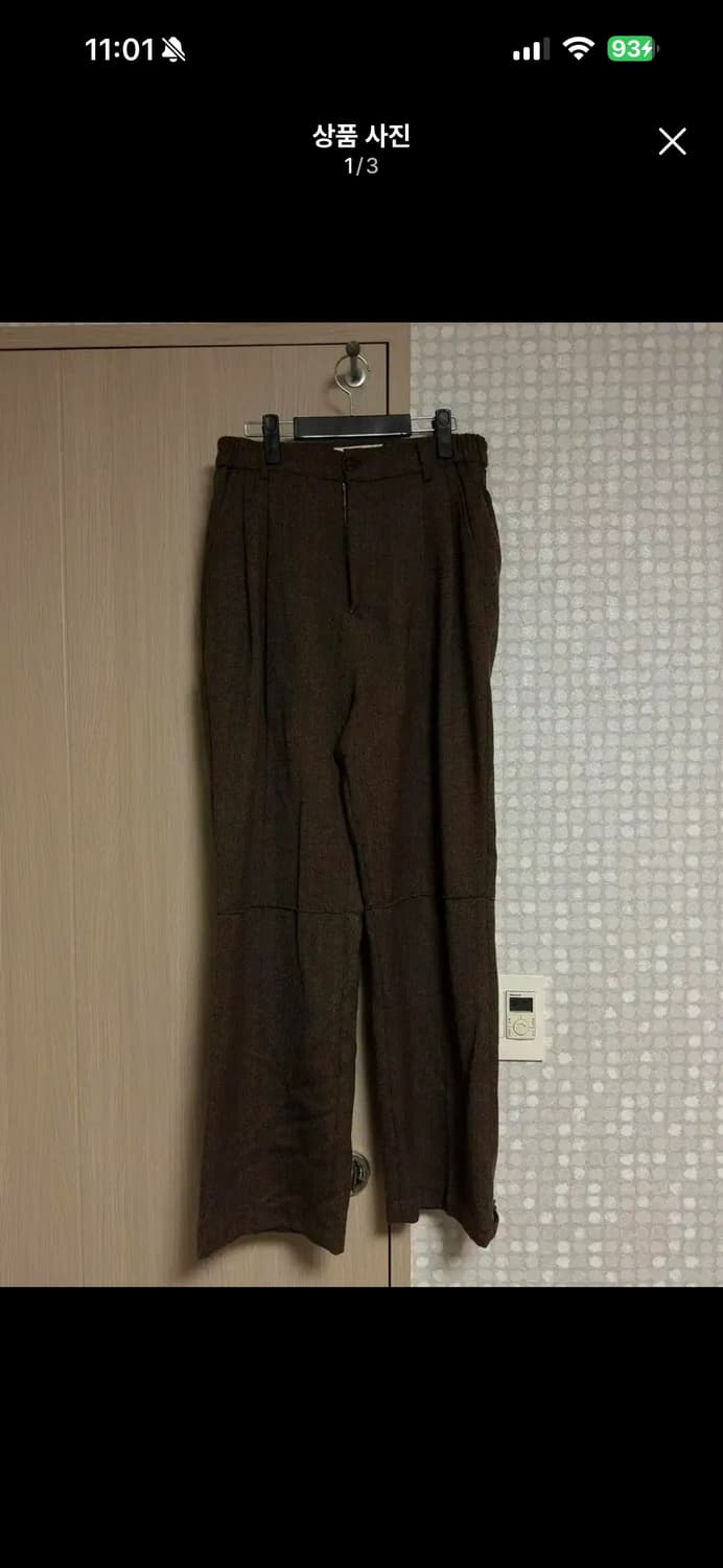 알렌느 브라운 슬랙스 2(3d 자켓, 블레이저 셋업 가능) 상품이미지1