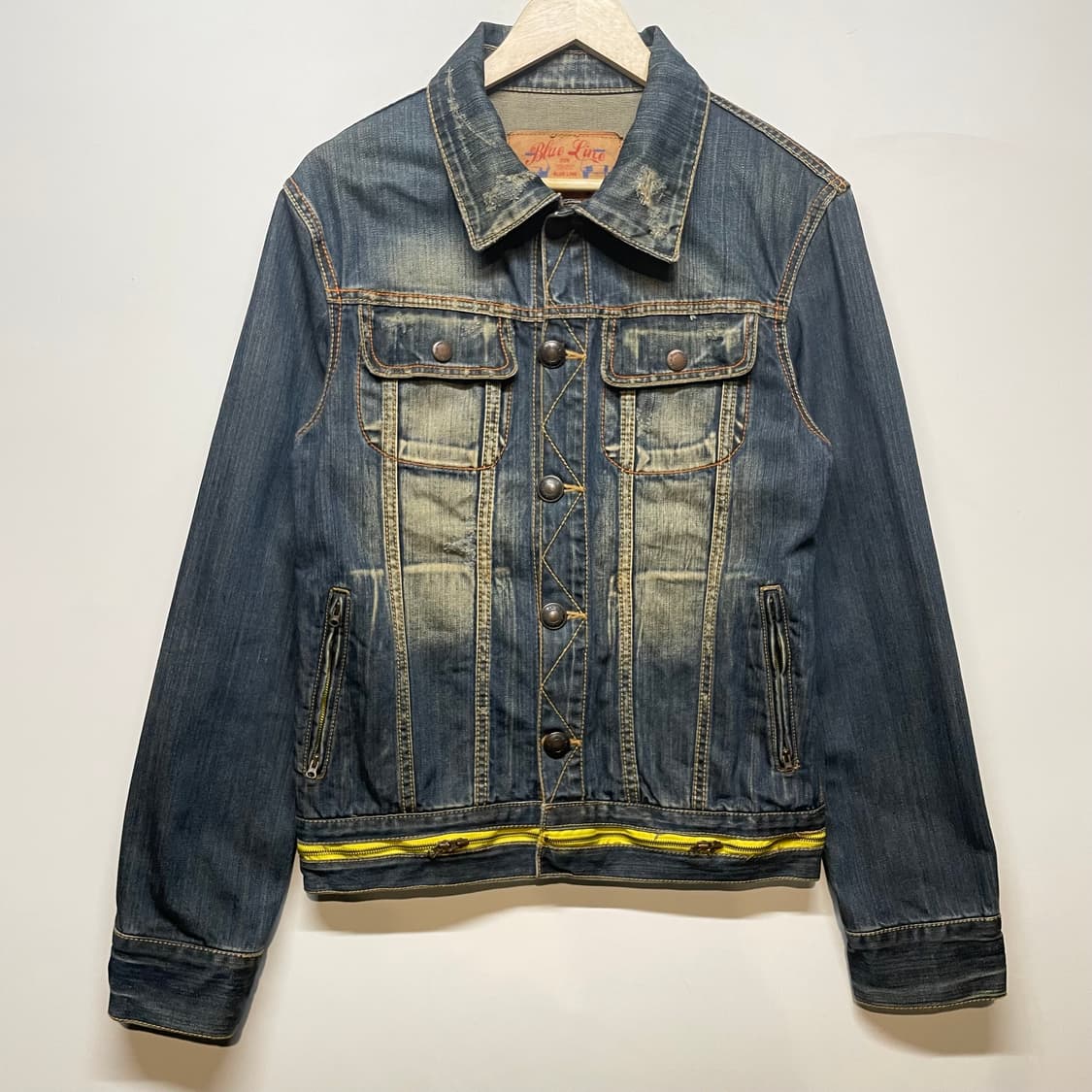 Blue Line 데님 자켓 상품이미지1