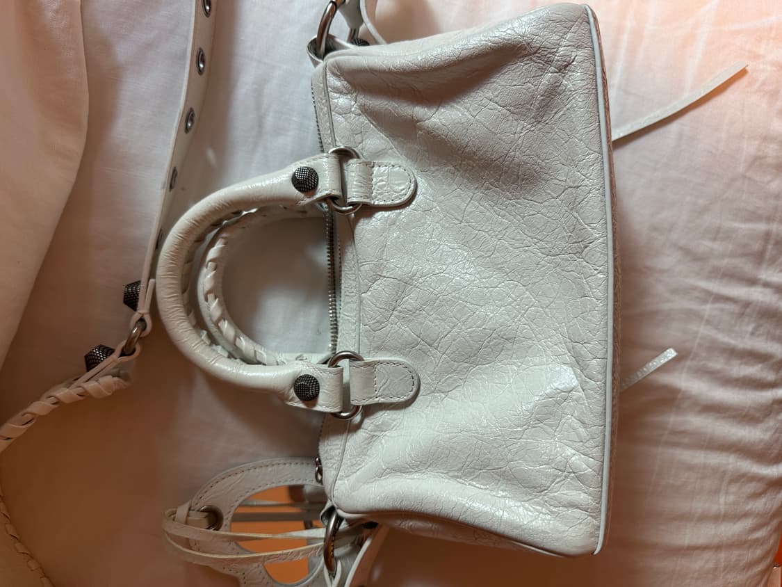 Balenciaga 발렌시아가 르카골 미니 더플백 옵틱 화이트 상품이미지3