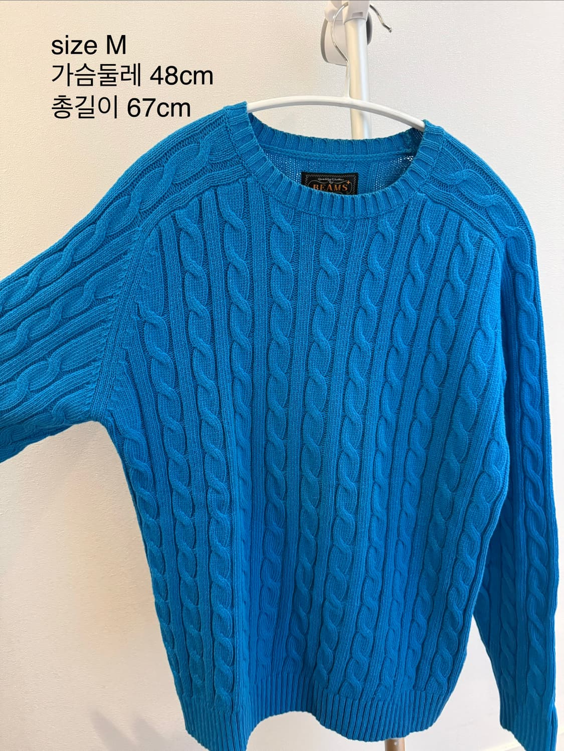 beams plus 블루 니트 M 상품이미지1