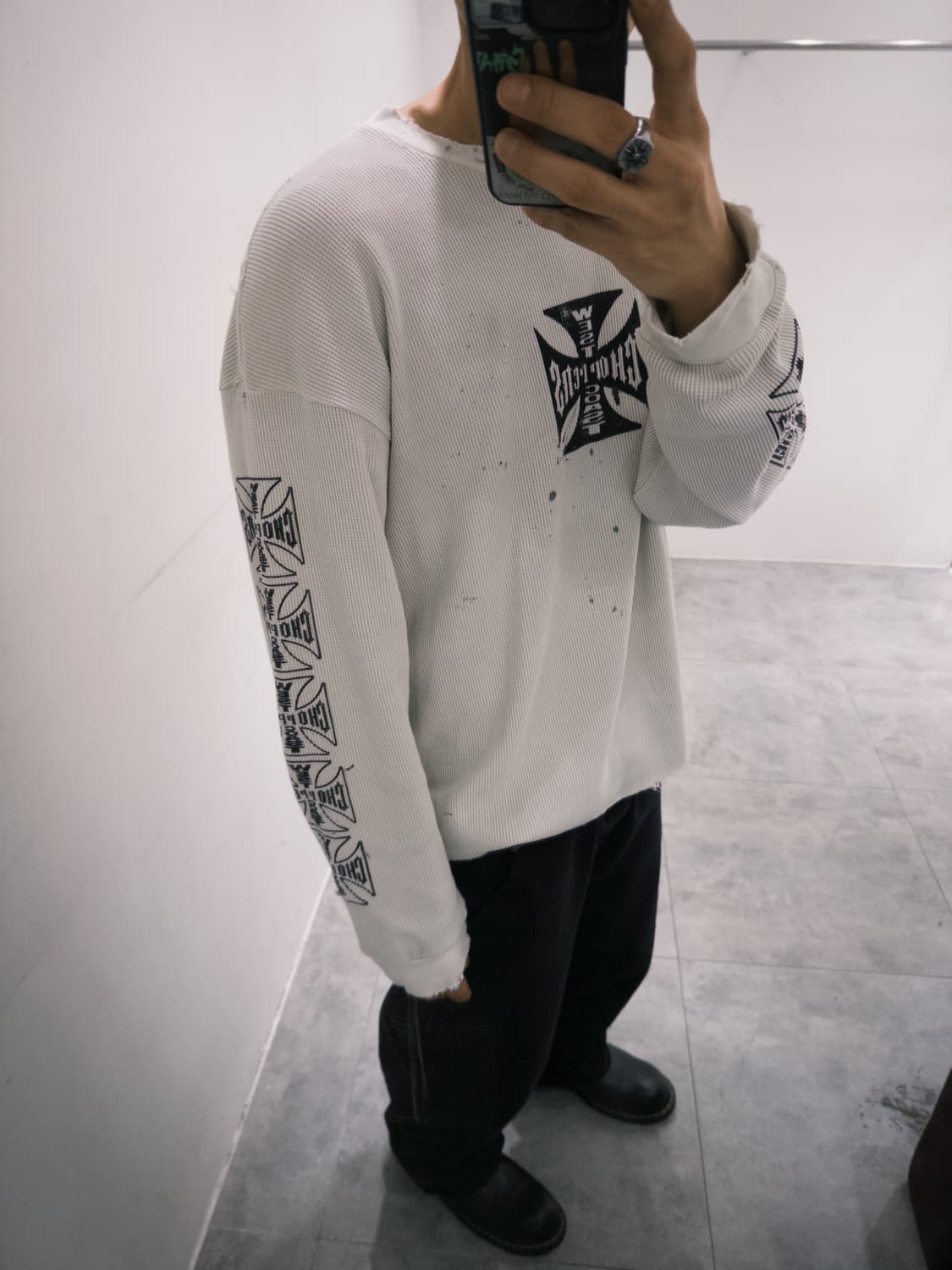 빈티지 웨스트 와플긴팔 상품이미지9