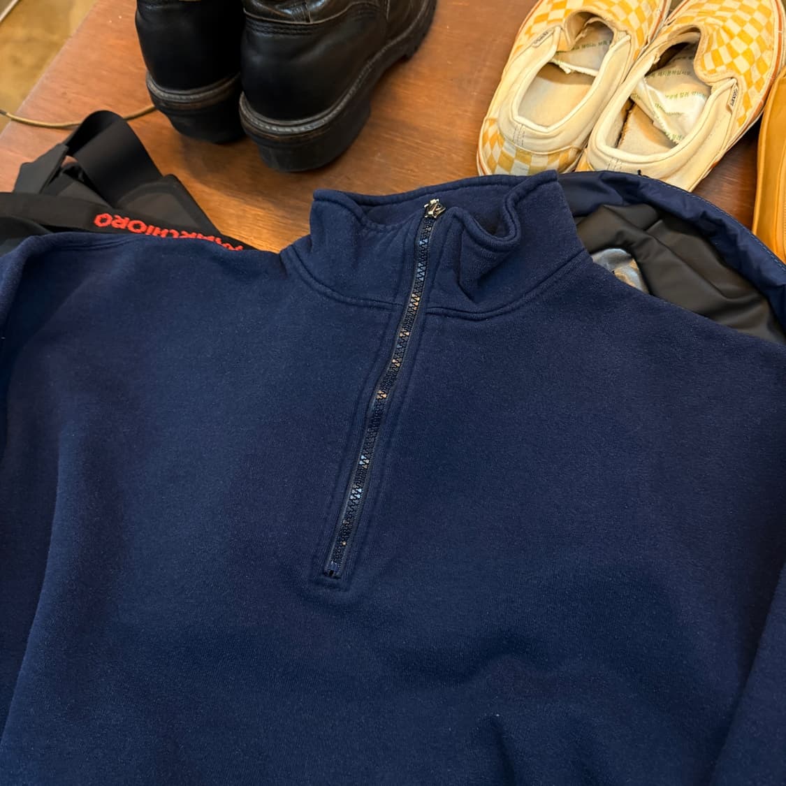 00S 러셀 아노락 반집업 스웻셔츠 상품이미지3