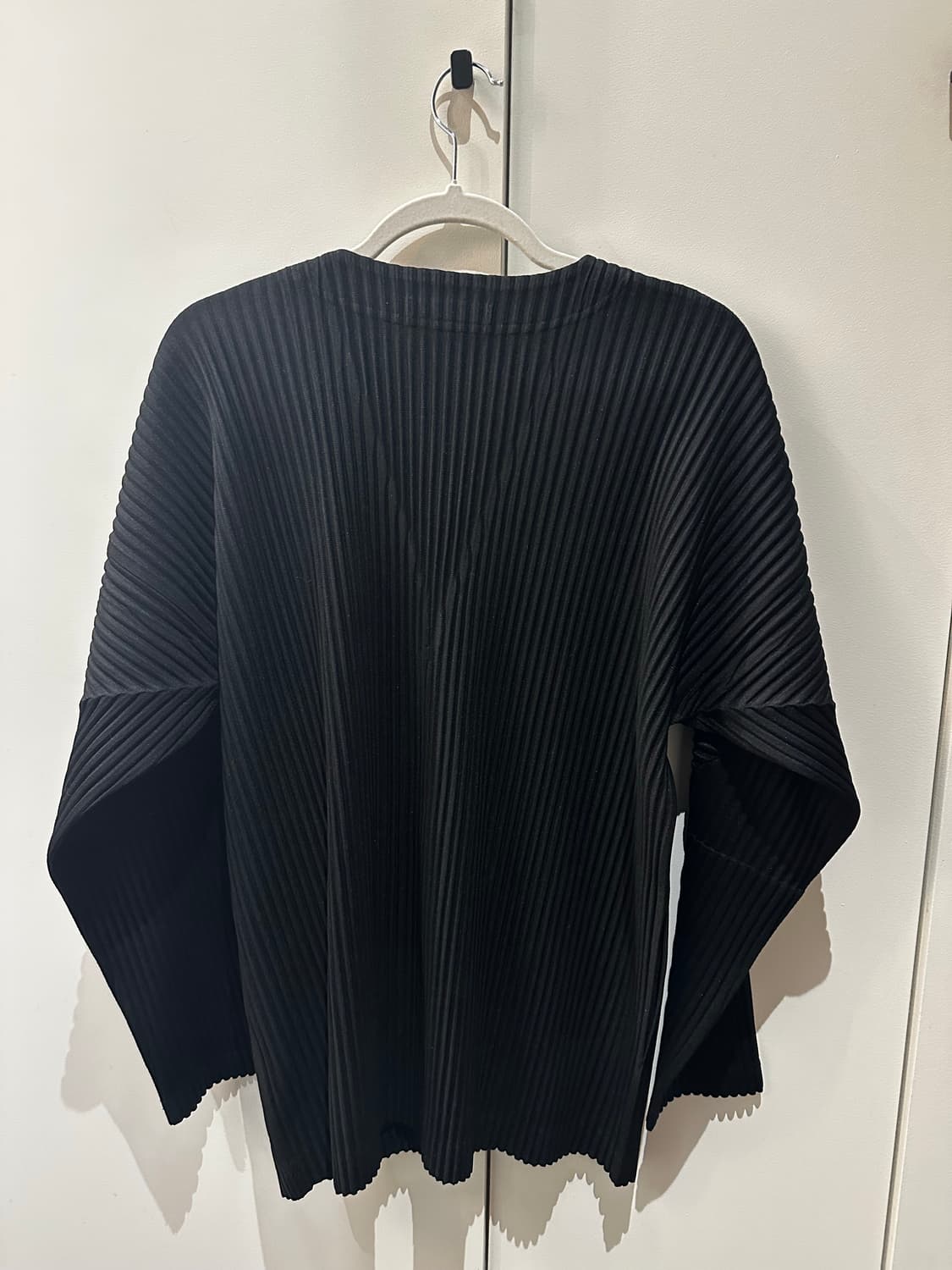 옴므플리세 베이직 가디건 2 블랙 JD441 상품이미지3