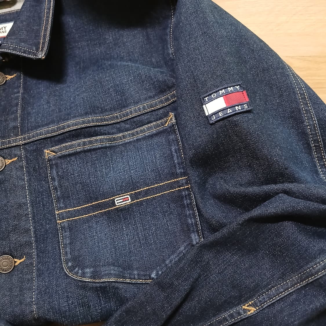 Tommy 타미진스 트러커 청자켓 오버핏 자켓 상품이미지2