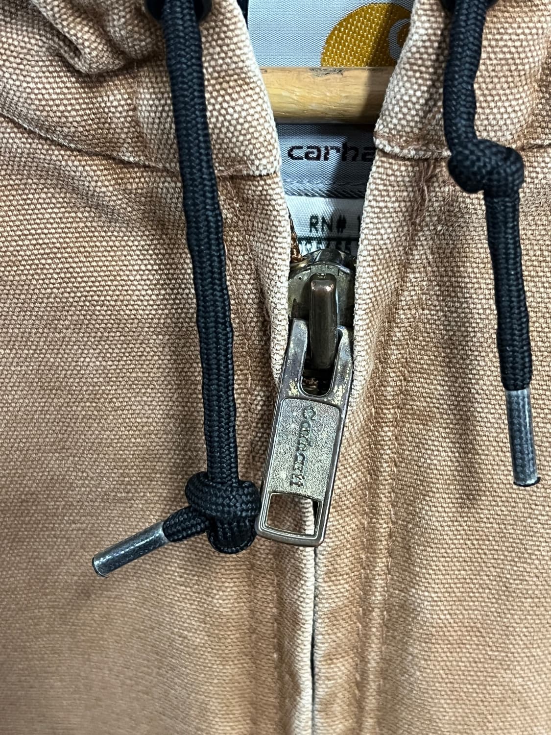 Carhartt  칼하트 J130 브라운 덕 액티브 워크 자켓 상품이미지6