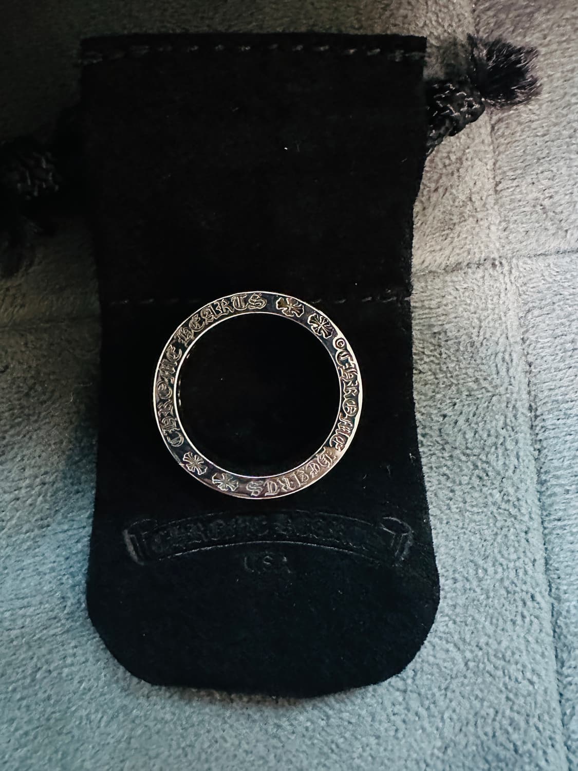 [US10.5] 크롬하츠 포에버 실버 링 6mm 상품이미지4