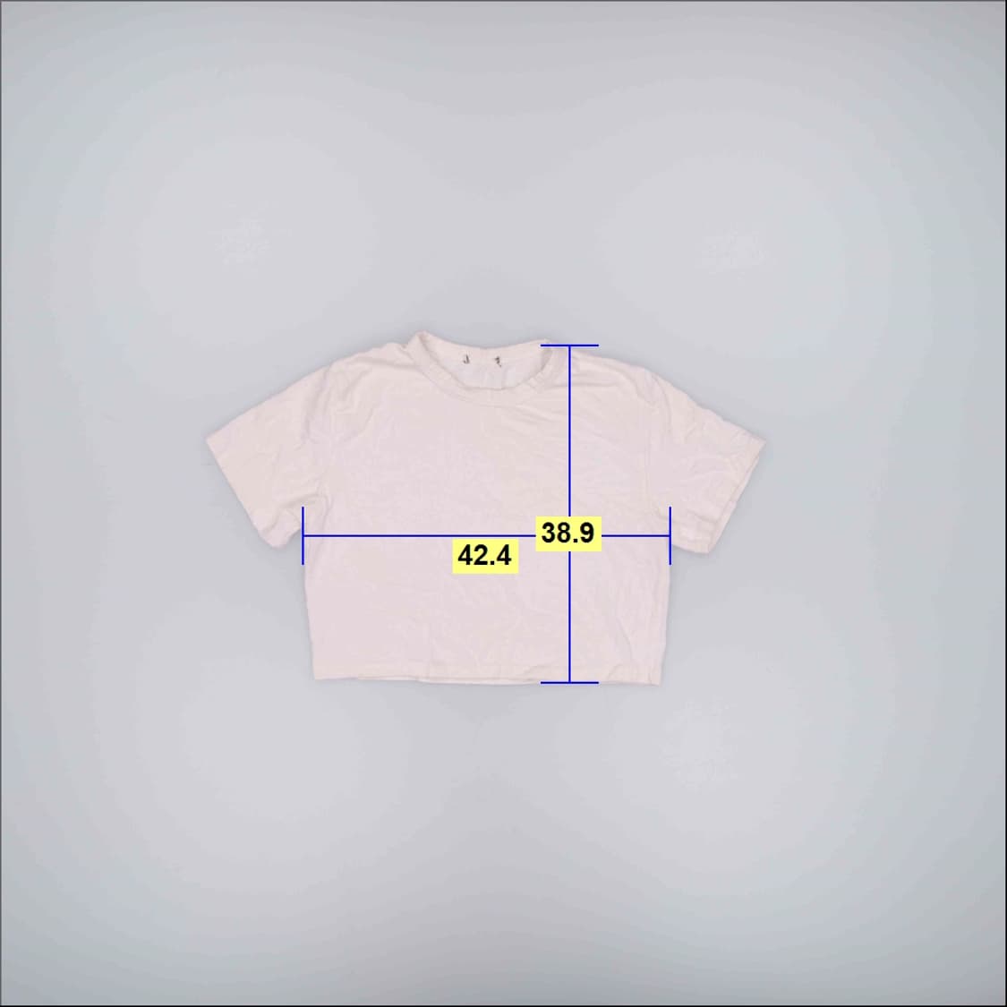 실측확이 빈티지 여성 크롭티 0609H2 상품이미지6