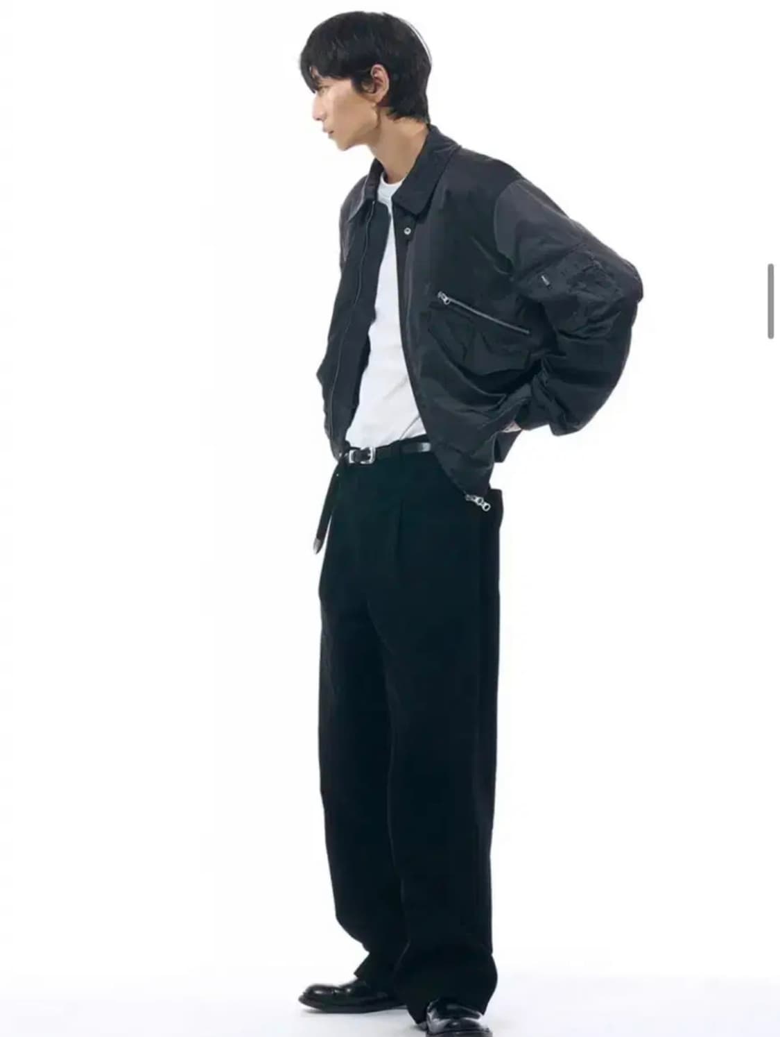 S) 감마갤러리 신슐레이트 MA-1 봄버 자켓 블랙 상품이미지1