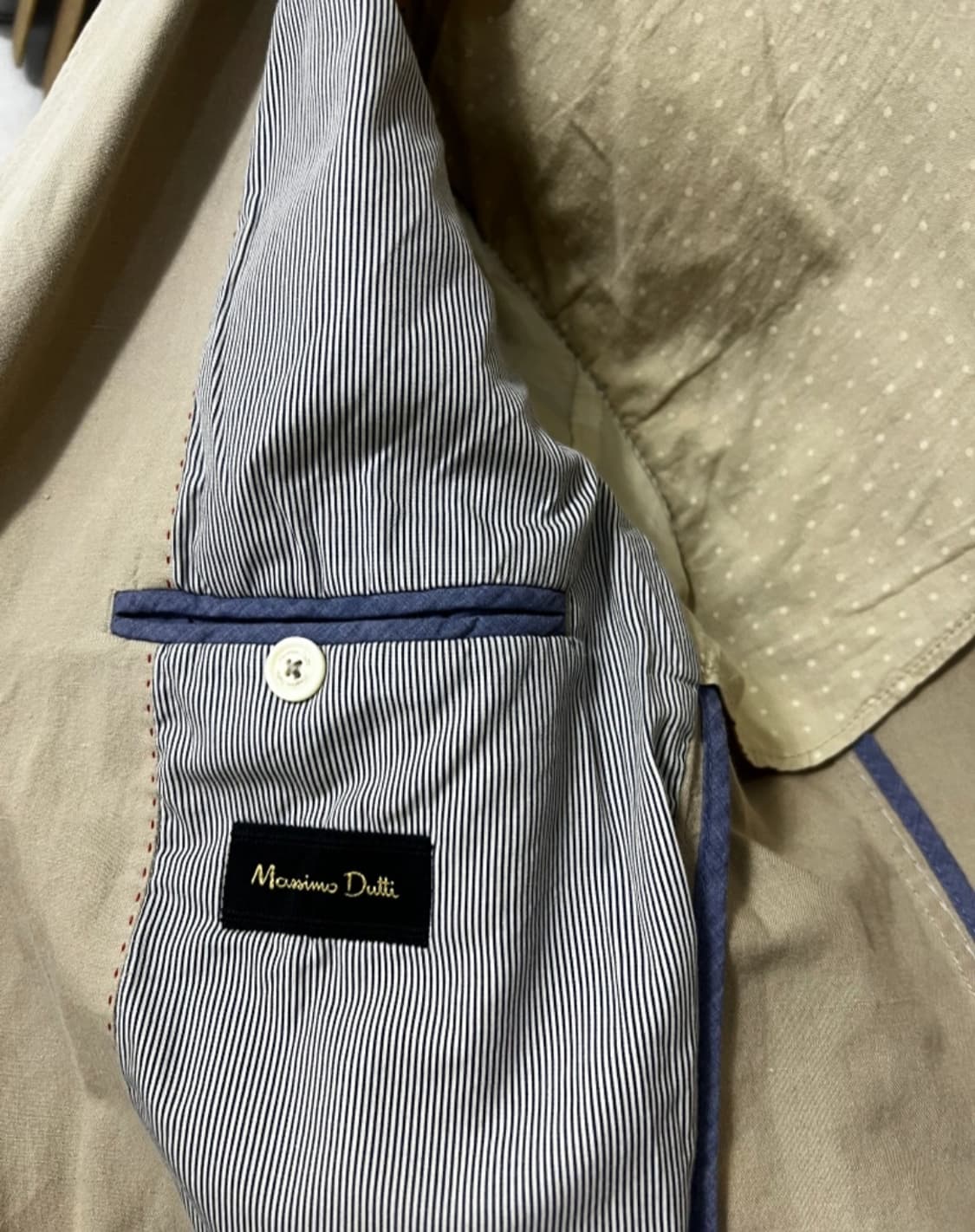 마시모뚜띠 남성 코튼린넨자켓
 상품이미지5