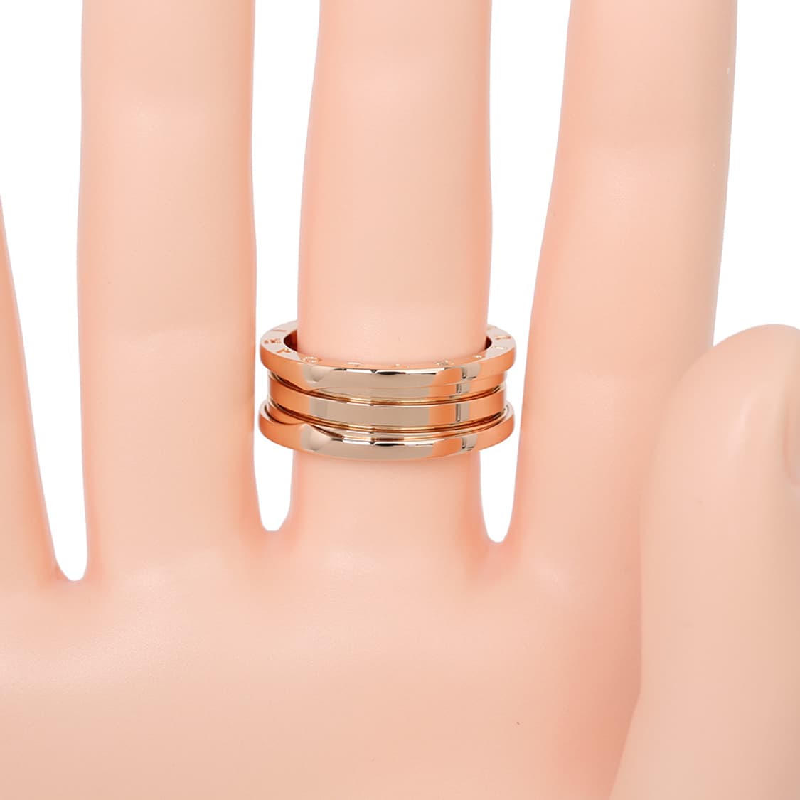 불가리 비제로원 3밴드링 18kt 로즈골드 비제로반지 62호 상품이미지9