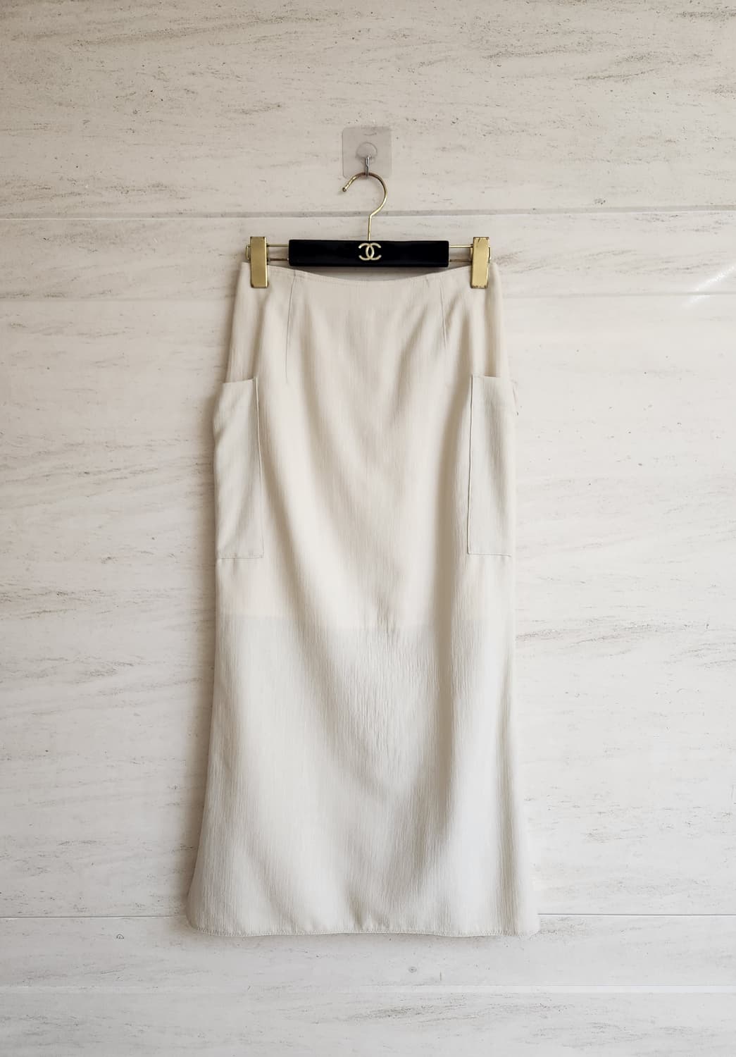 타임 버튼 패널 스커트 55사이즈 상품이미지7