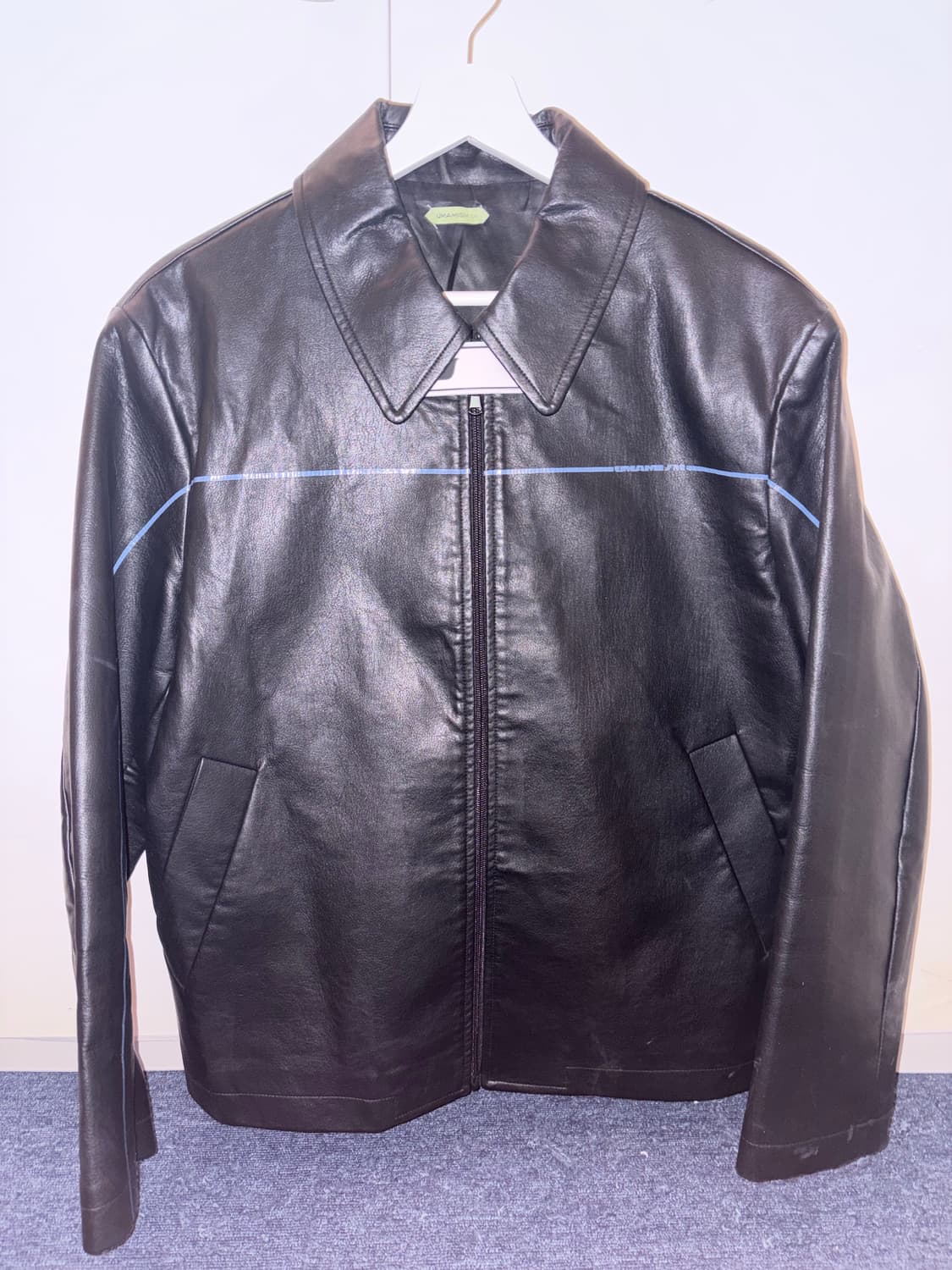 우마미즘 비건 레더 재킷 s 상품이미지4