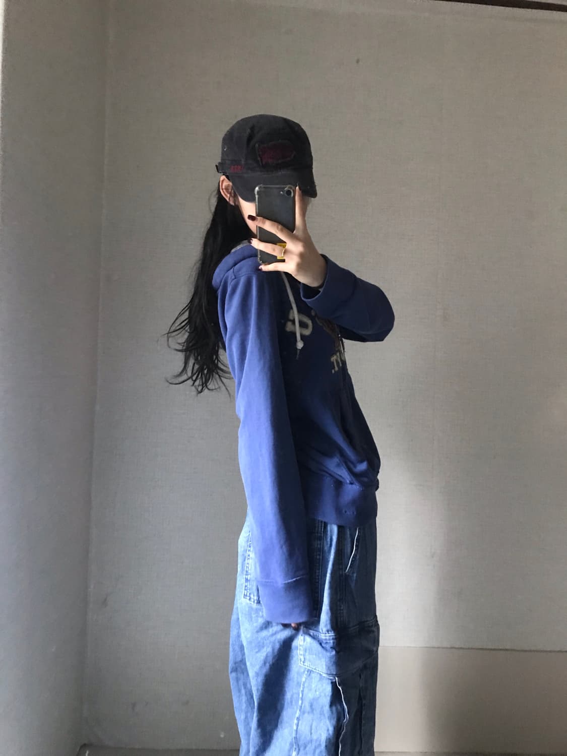 후아유 딥블루 후드집업 상품이미지5