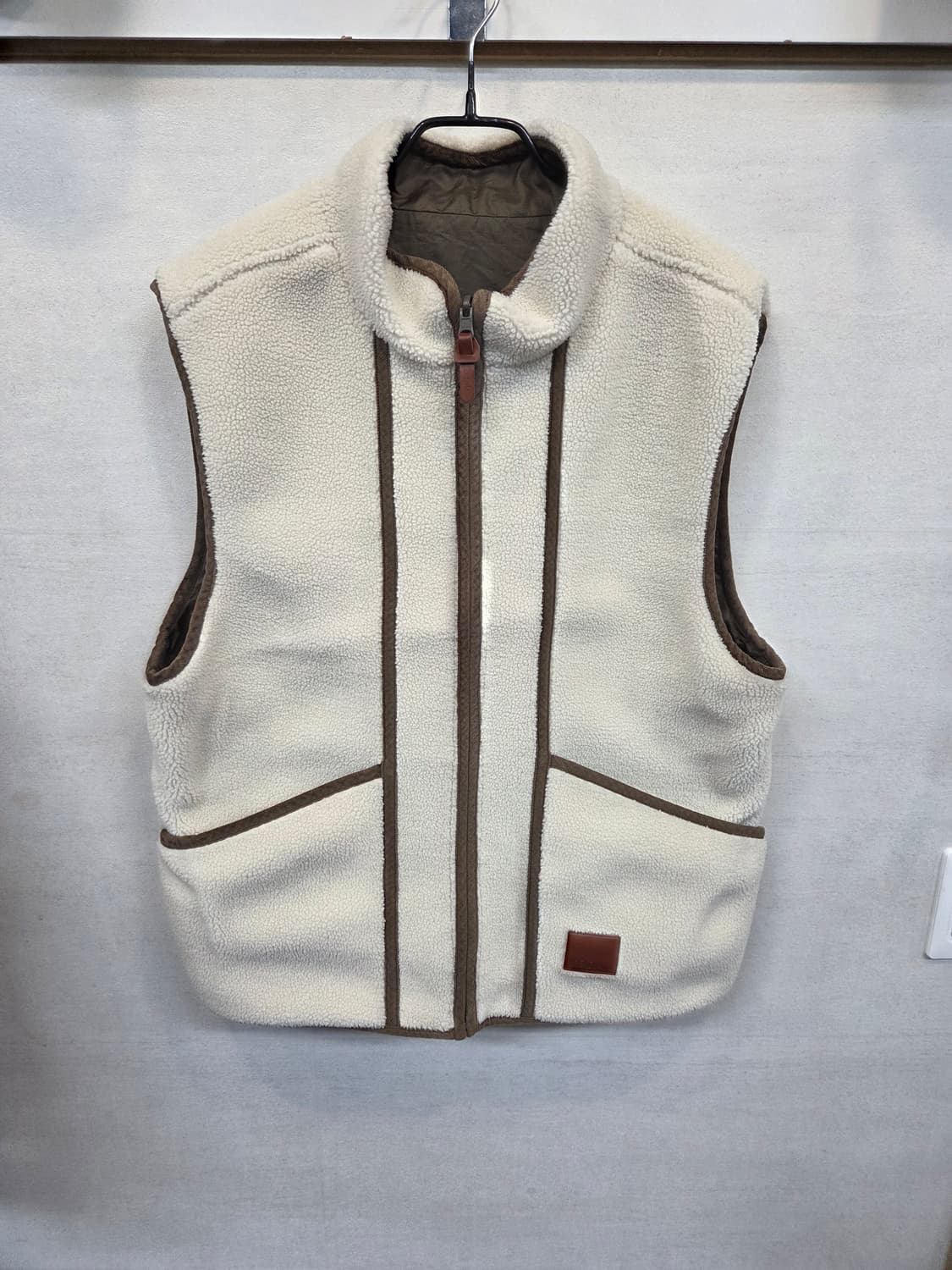 코닥 셰르파 우븐 리버시블 플리스 조끼 m 상품이미지4