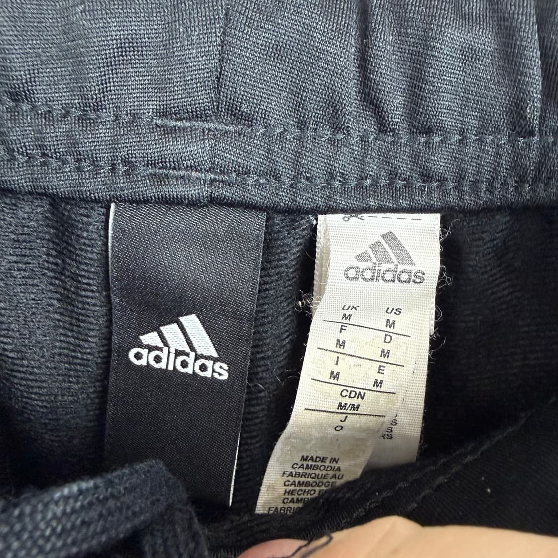 (M) 아디다스 삼선 트랙 팬츠 블랙 상품이미지4