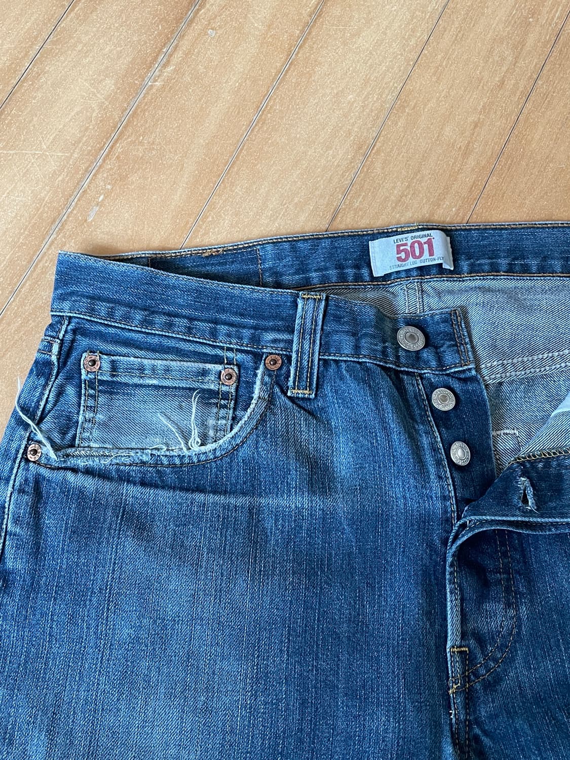 빈티지 리바이스 501 데님 팬츠 상품이미지2