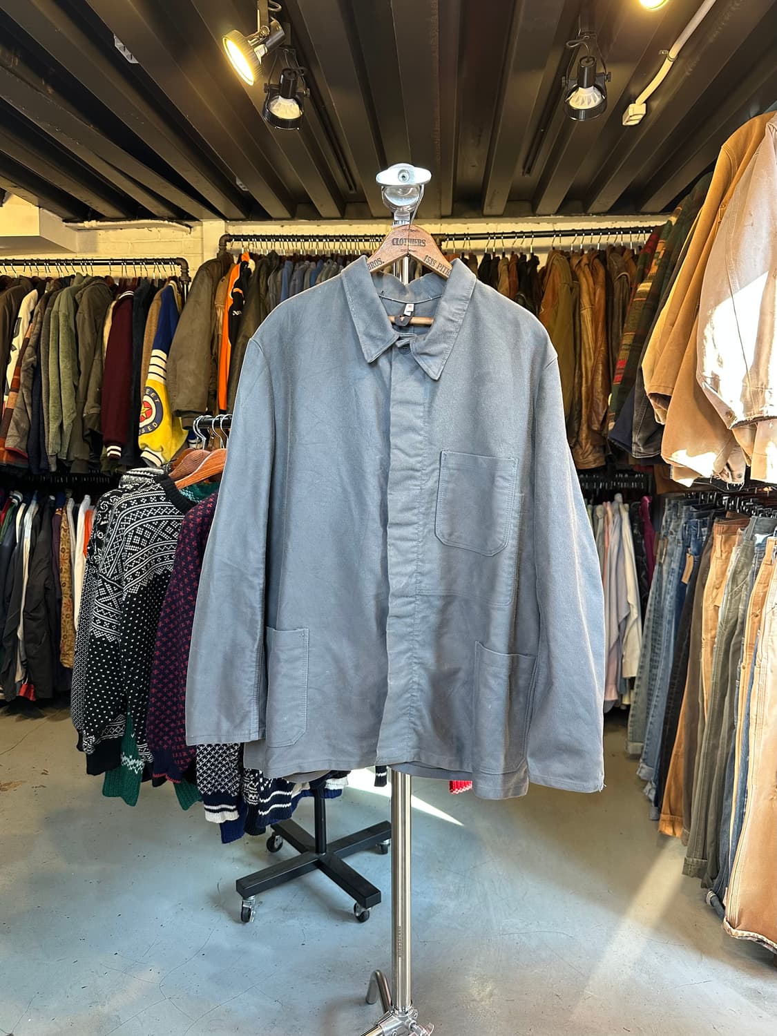 프렌치워크웨어 프렌치 몰스킨 워크 자켓 상품이미지1