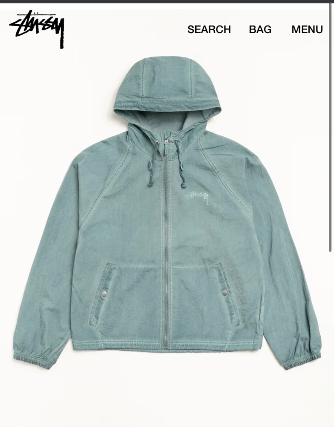 스투시 비치 쉘 웨이브 다이 자켓 상품이미지6