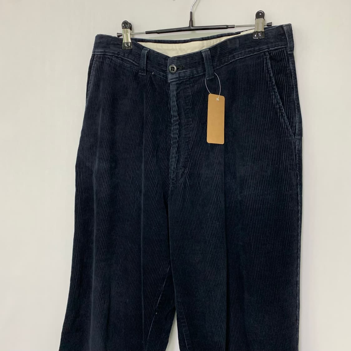 Schott 쇼트 다크 네이비 코듀로이 카펜터 팬츠 와이드 바지 33인치 상품이미지2