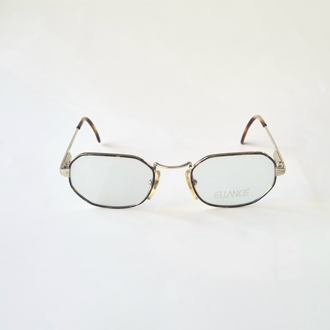 데드스탁 유니크한 빈티지 다각형 메탈 안경테 상품이미지3