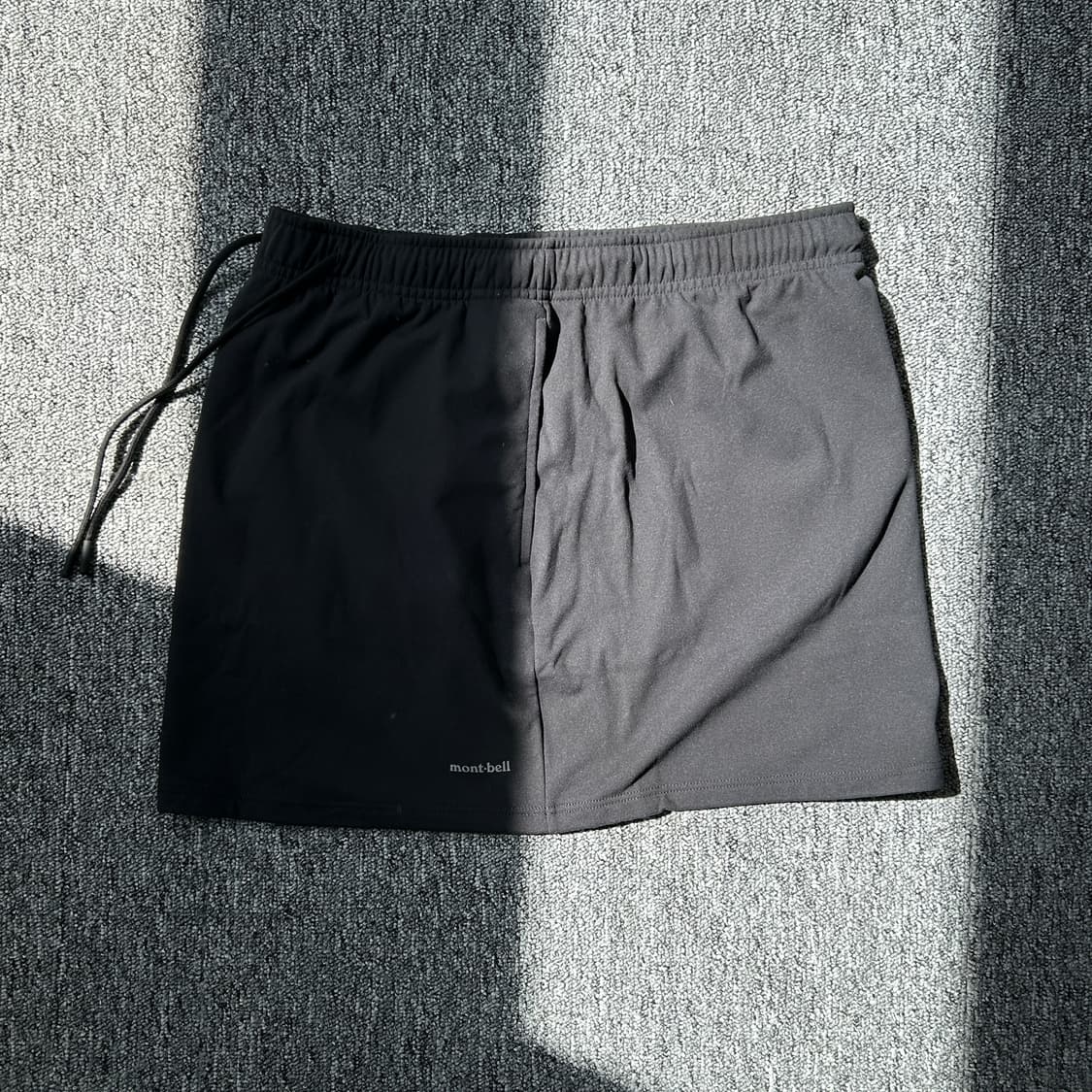 몽벨 블랙 밴딩 스커트 상품이미지3