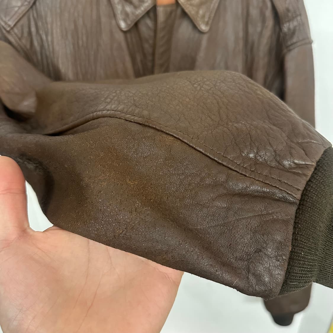 80’s 아비렉스 A-2 레더자켓 (Made in USA) 상품이미지8