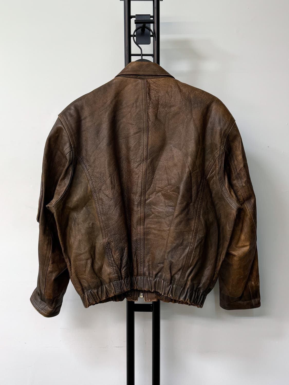 Beaux 90’s 카우 레더 MA-1 자켓 상품이미지3