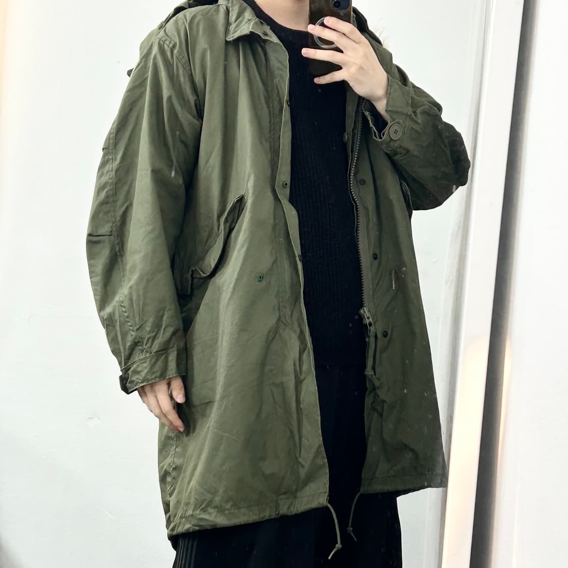 미군 오리지널 M-65 피쉬테일 개파카 야상 상품이미지4