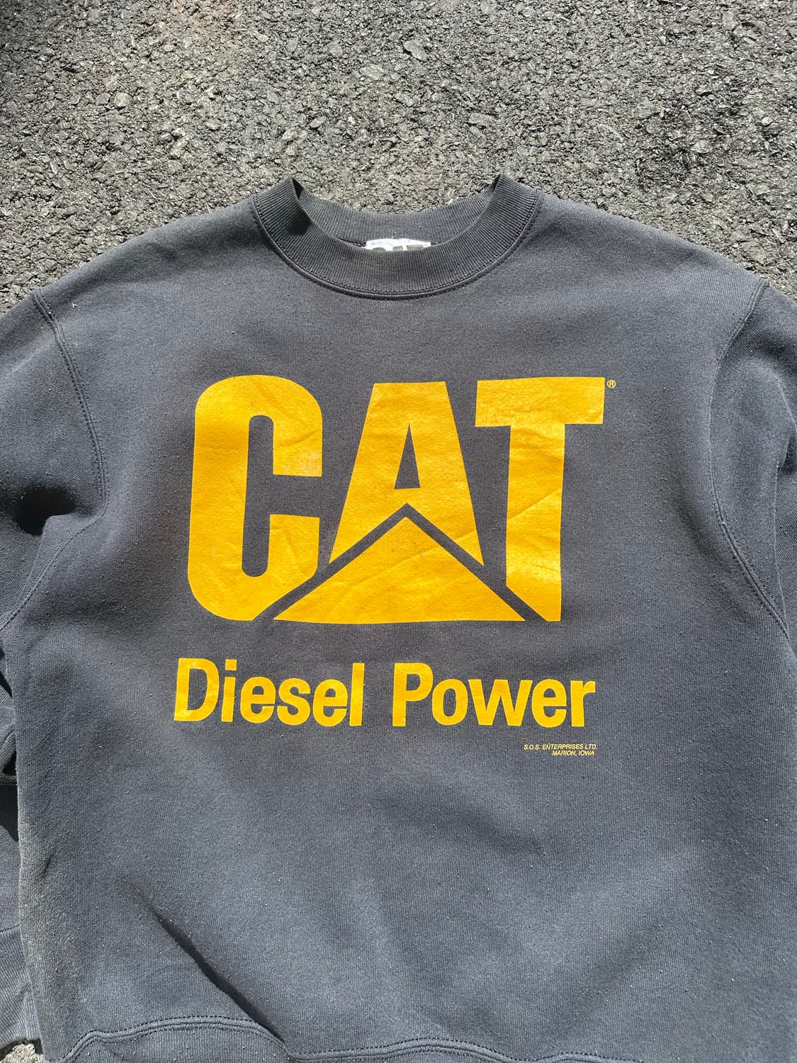 90‘s Caterpillar Cat logo sweatshirt  상품이미지6