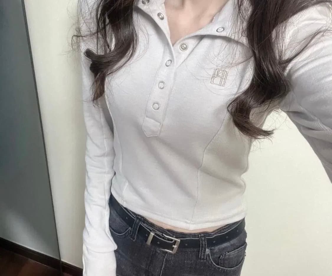 보헤미안서울 하프넥 바이커 티셔츠 블랙 상품이미지2