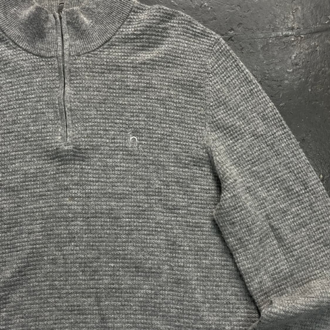 100 헤지스 반집업 니트  상품이미지2