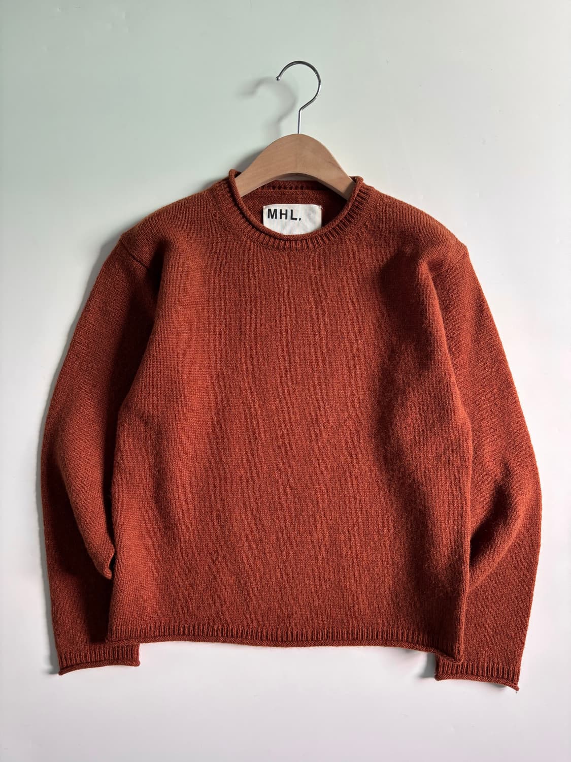 MHL 마가렛호웰 딥오렌지 니트 상품이미지2