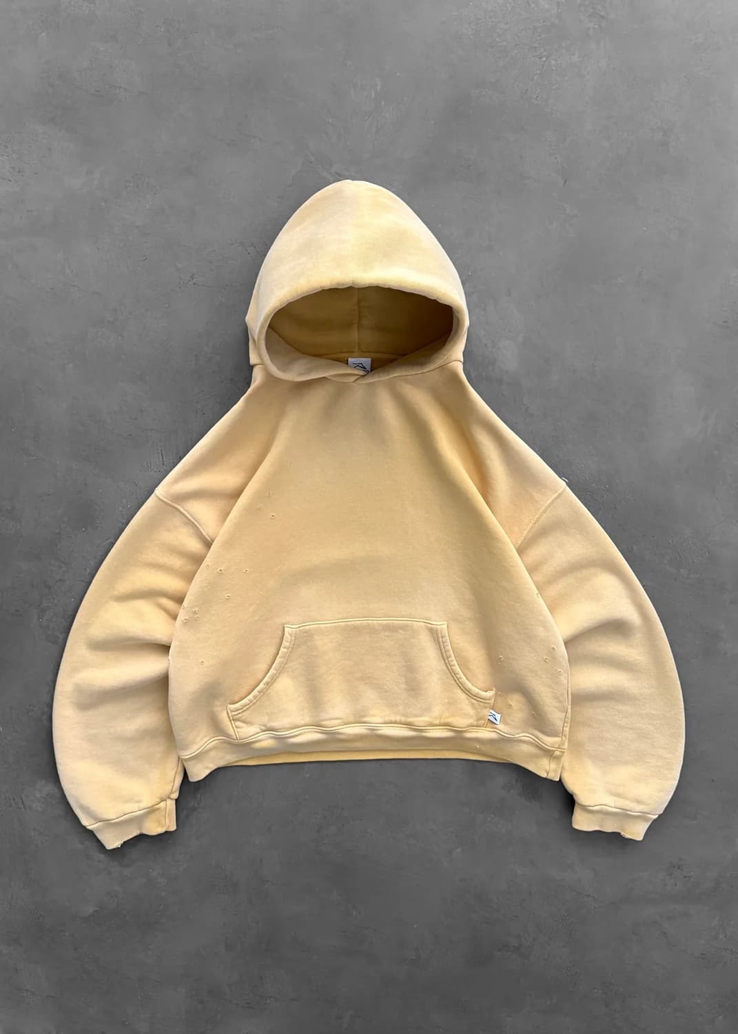 akimbo club Hoodie - Sun Faded Yellow 상품이미지1