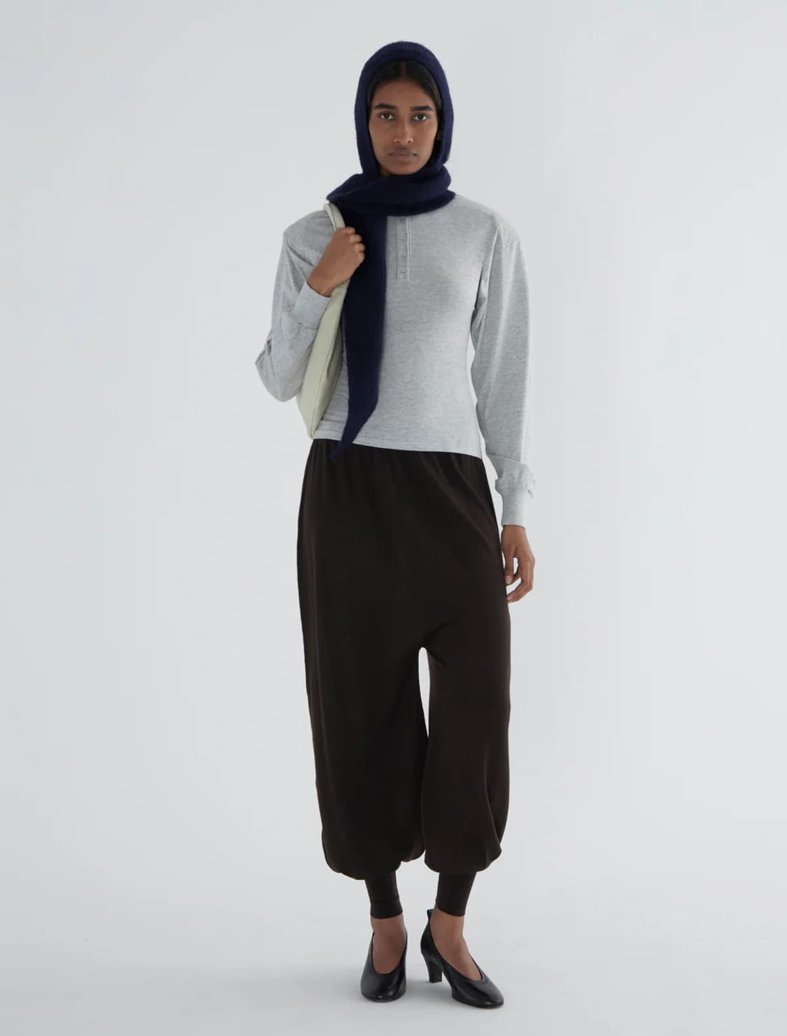 팔로마울 No 1787 CouCou 니트스카프 / 네이비 상품이미지3