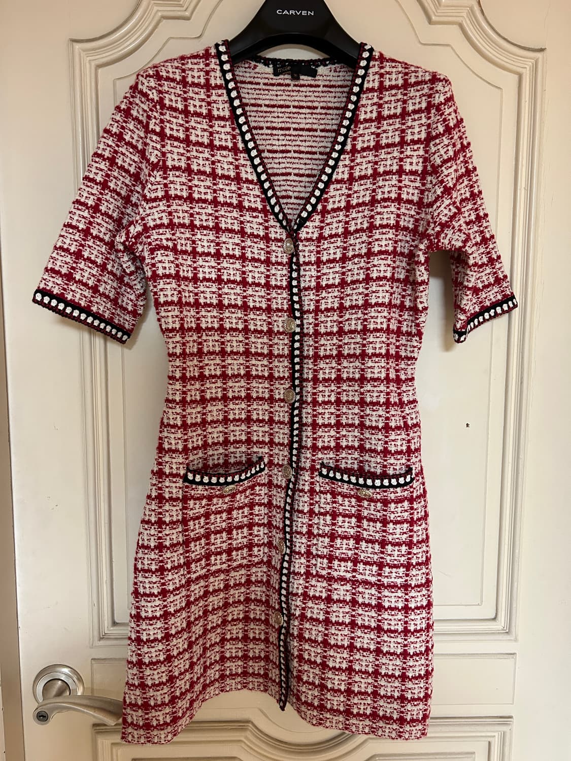 마쥬 트위드 버튼 원피스 상품이미지1