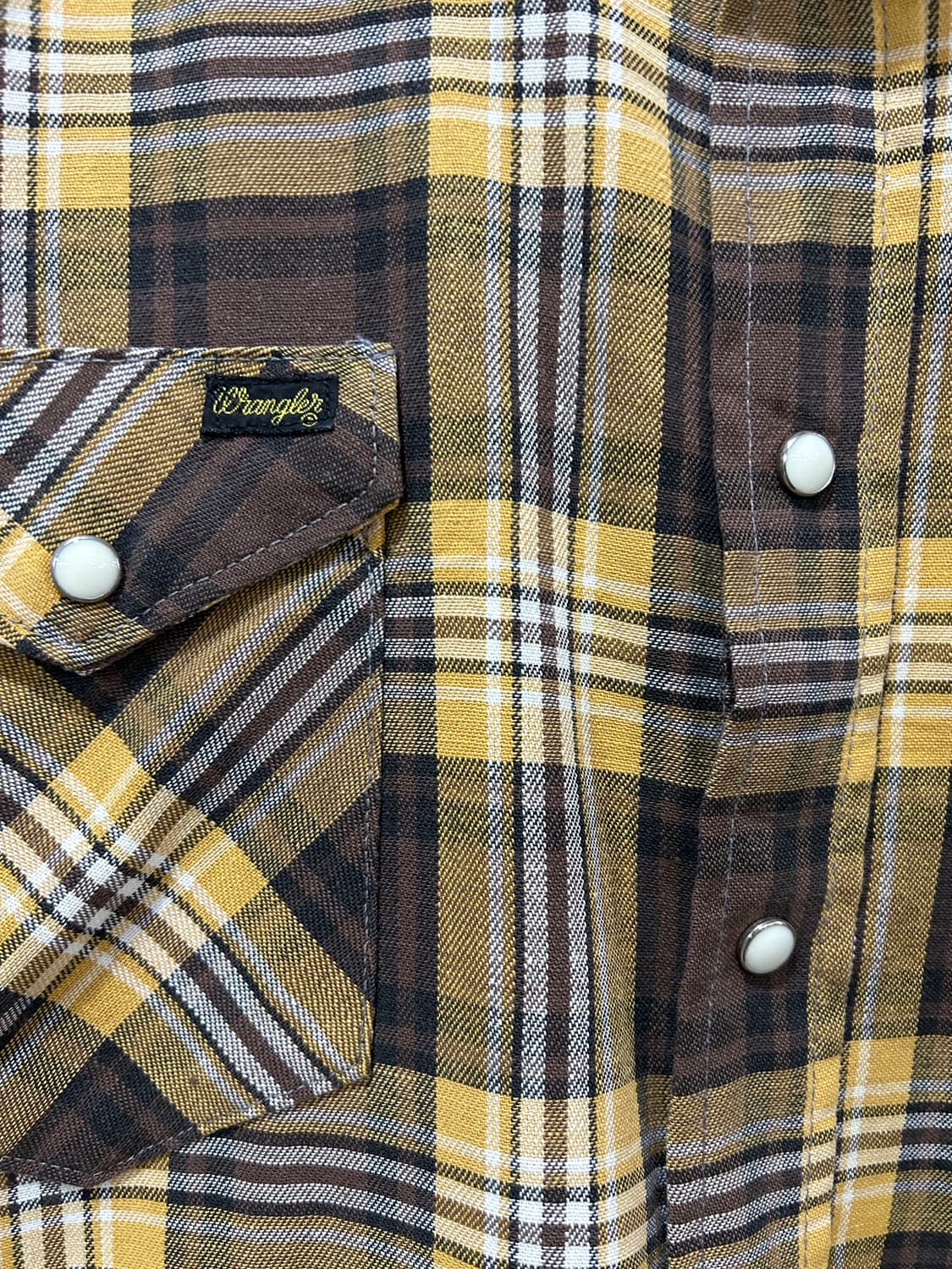 Vintage Wrangler Western check shirt  상품이미지4